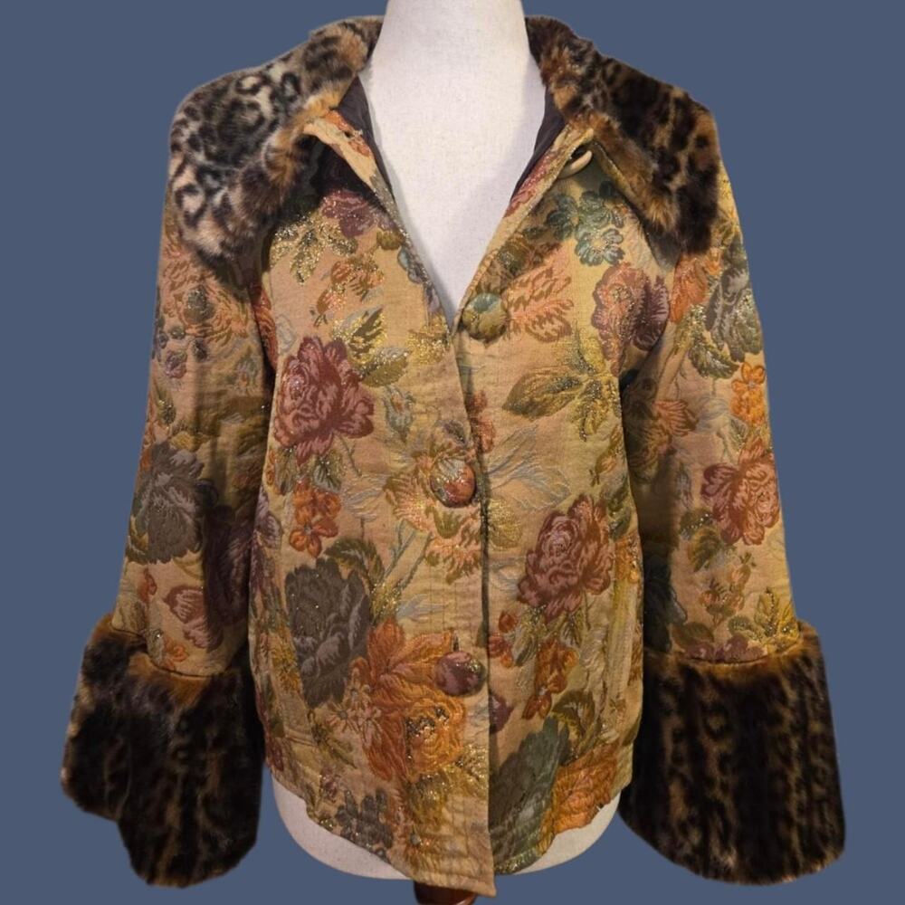 Vintage nordstrom tapestry jacket